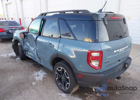 2022 Ford Bronco Sport Outer Banks z USA, uszkodzony, nr VIN 3FMCR9C69NRE24870